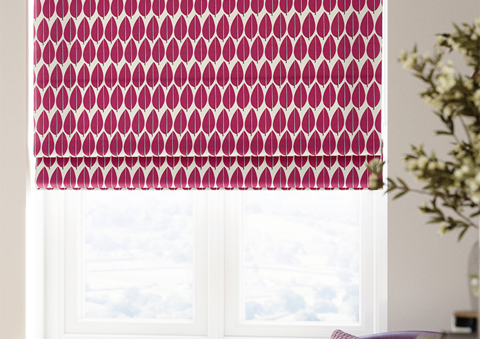Lazza, Cerise - Roman Blind - Image 5